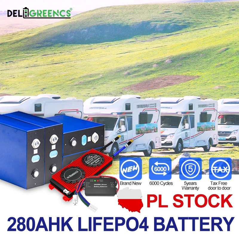 EU /USA Stock Tax Free Lithium Iron Phosphate 300ah 302ah 320ah 280ah Lf280K Battery Bateria Litio 3.2V LiFePO4 LFP Battery Cell for Solar System RV