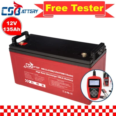Csbattery 12V470W Factory Price High Rate Battery for Trolly/Booster-Pumps/Agricultural-Machinery/Amy