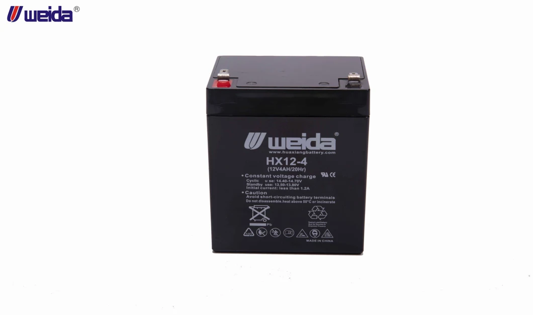 Weida 12V4ah General Purpose AGM Battery Lead Acid Battery