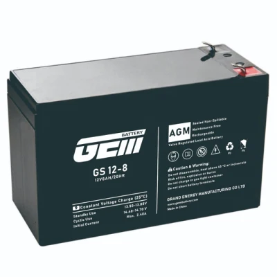 12V 8Ah VRLA Sealed Lead Acid Maintenance Free UPS Battery