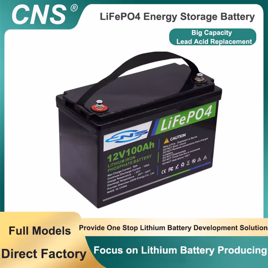Kemapower 12.8V 100ah LiFePO4 Battery for 12V System with BMS System and Cell Equalizer Inside Lithium Battery
